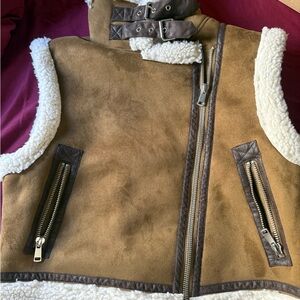 Jason Wu Cream Shearling Vest